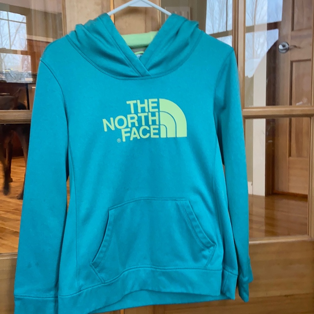 North face hooded sweatshirt